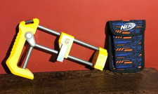NERF N-STRIKE SHOULDER REST STOCK ATTACHMENT & AMMO BELT POUCH ACCESSORIES