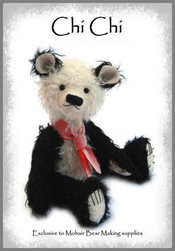Ooak mohair teddy bear sewing - mohair,