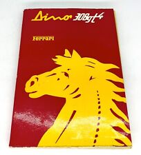 1976-80 Ferrari 308 GT4 Dino Owner's Manual Handbook