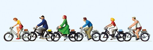 Preiser 10091 cyclists - preiser,