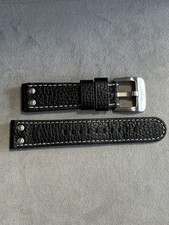 Steel 22mm black textured - steel,