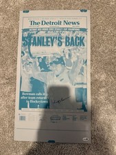 Scotty Bowman Signed Newspaper