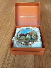 Staffordshire Enameled trinket box ltd edition for Eclipse