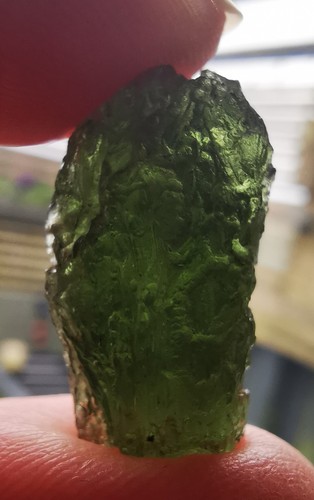 Moldavite crystal - 3.7g, (04)