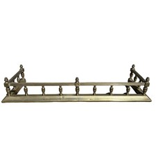 Vintage Brass Fireplace Fender