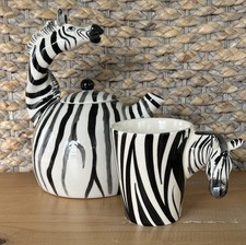 Zebra Safari Animal Teapot &