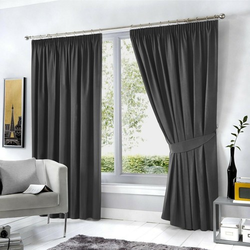 Blackout pencil pleat curtain - blackout,