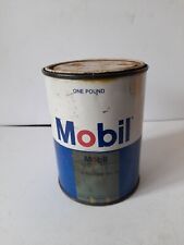 Mobil 1 pound Grease tin. Mobiloil tin. Castrol. Esso.