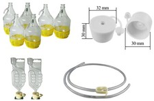 1 Gallon Glass Demijohn with