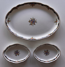 Wedgwood 3 x Bone China Osborne Dishes 1 Large, 2 Small, Excellent Condition