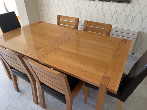 Sonoma oak extending table - oak,