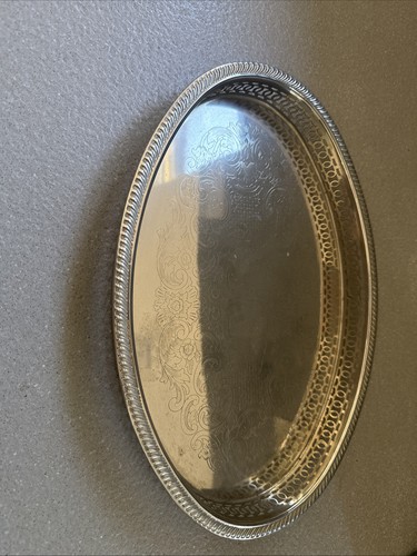 Silver plated vintage gallery - vintage,