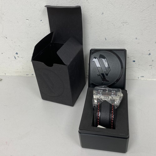 Police watch box and tags - watch, w/box