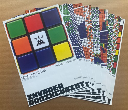 Invader rubikcubist complete - -,
