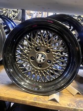 16” Klutch Alloy Wheels 5x114.3 Et15 8j Multi Spoke Deep Dish Alloy Wheels Rims