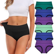 3/6 Pack Womens Cotton High