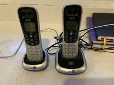 BT 2100 Twin DECT Cordless Phones (082012) - Silver With Batteries And Leads VGC
