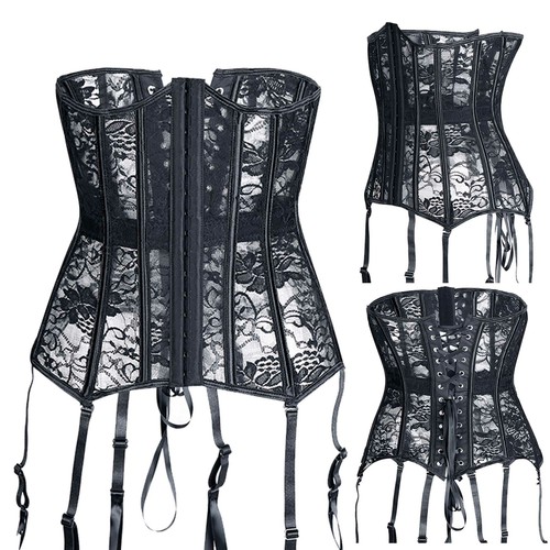 Women black steampunk top - women,
