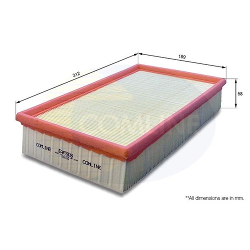 Comline engine air - filter, fits