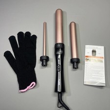 Hair Curling Iron Wand Tongs Waver Curler Long Barrels Set For Curly Hairstyle
