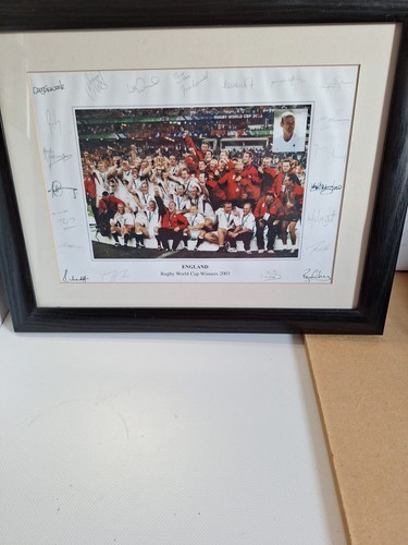 Signed england rugby world - england,