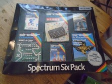 VINTAGE SINCLAIR SPECTRUM SIX PACK IN ORIGINAL BOX