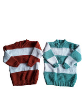 Children hand knitted - children's,