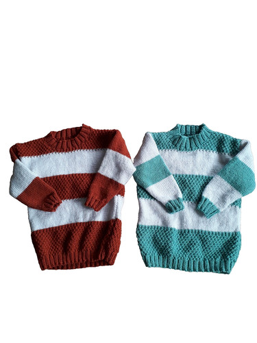 Children hand knitted - children's,
