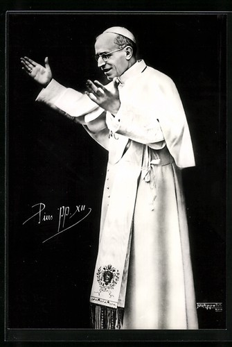 Postcard pope pius xii in - postcard,