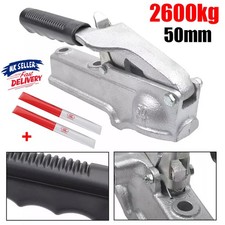 Heavy-Duty 2600kg Trailer Hitch Cast Coupling Tow Ball Coupler RV Camper 50mm UK