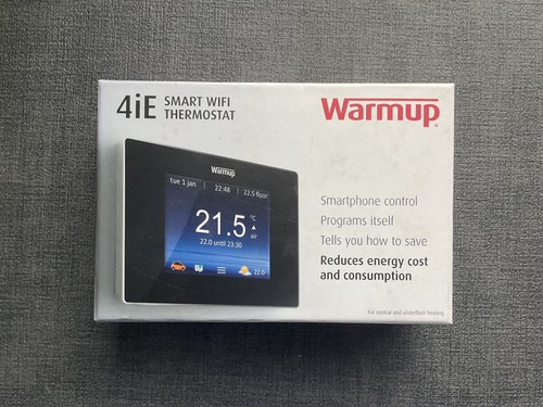 Warmup 4ie thermostat black - thermostat, in