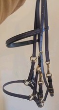 Zilco marathon Cob Arab Endurance Biothane Bridle Purple Brass Training