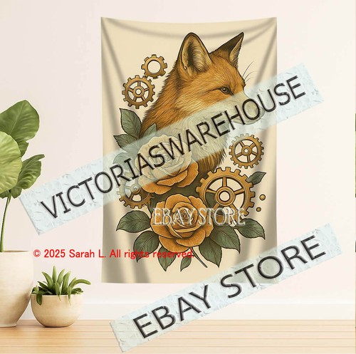 Fox tapestry mechanical animal