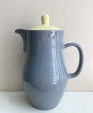 Vintage Retro 1960’s Kardomah Coffee Pot 1.5 Pints; Grey/Yellow 