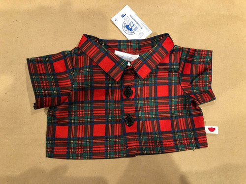 Build bear tartan plaid - bear,