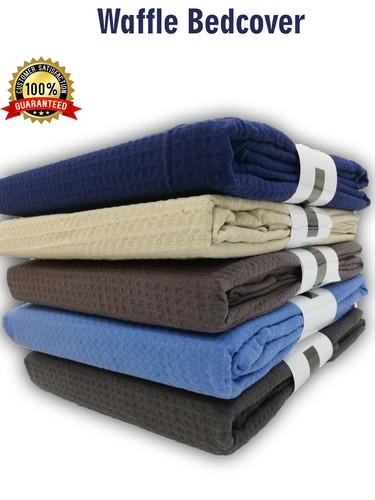 100 cotton large bed throw - cotton,