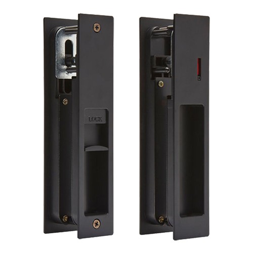 Sliding door lock set with - door,