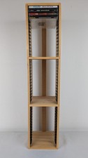 Oak Wood CD Storage Tower Rack