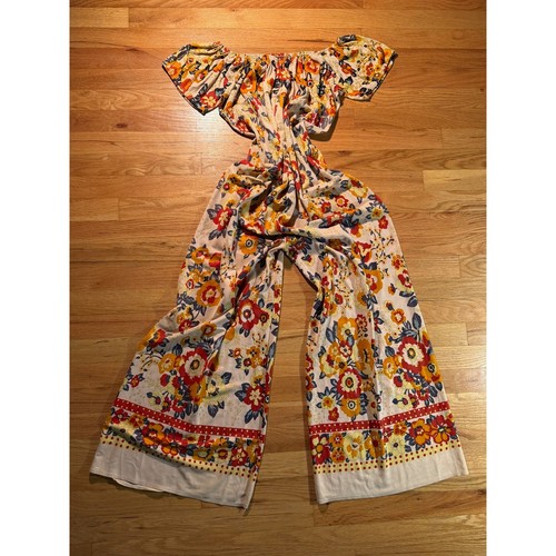 Vintage 70s floral wide - floral,