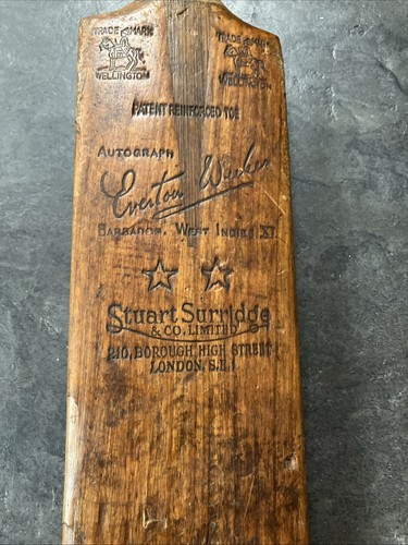 Vintage cricket bat stuart - vintage,