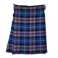 Kilt Skirt 30 Women Blue