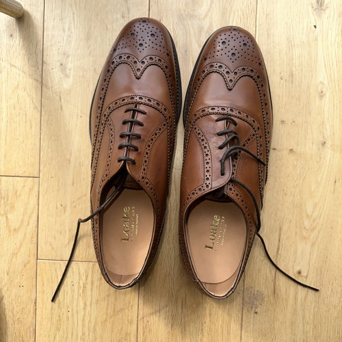 Loake brown brogues new with - brown,