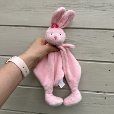 Boots Mini Club Pink Bunny Rabbit Baby Comforter Soother Blankie soft toy