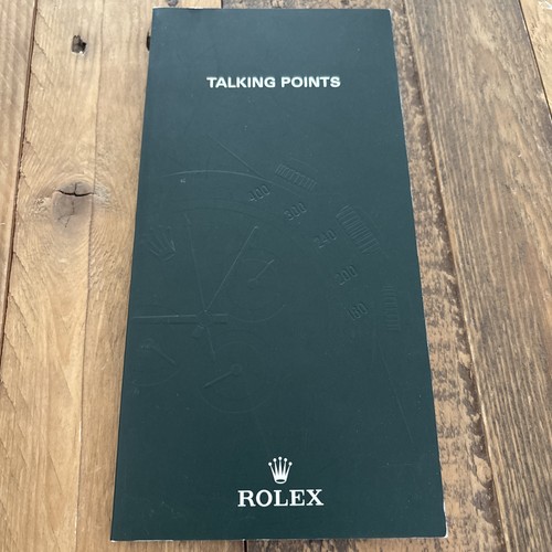 Rolex talking points - rolex,