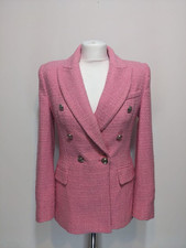 Zara Pink Textured Weave Tweed