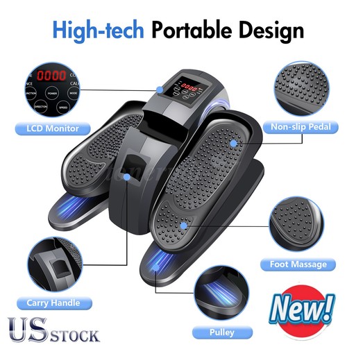 Portable under desk elliptical - under-desk,