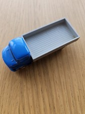 LEGO 1:87 8 Truck HO Mercedes Open Bed With Light Gray Flatbed, Vintage blue