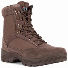 Mil tec brown - tactical, boots