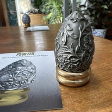 Pewter Collector's Treasury of Eggs Franklin Mint 1988