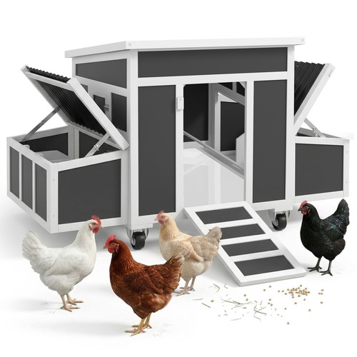 Wooden chicken coop - wooden,